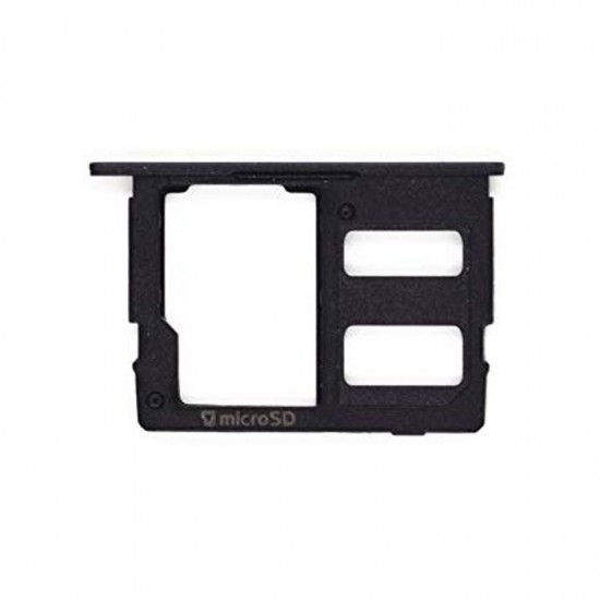 Υποδοχή Κάρτας Single SIM and SD  για Samsung Galaxy J7 Prime  G610F - Χρώμα: Μαύρο