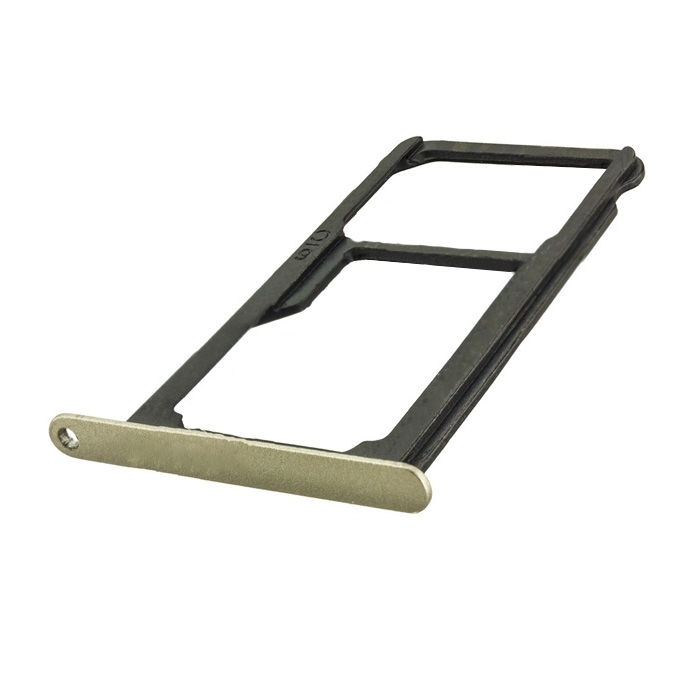 SIM Tray Dual SIM and SD for Huawei P8 Lite 2017/P9 Lite 2017/Honor 8 Lite - Color: Gold