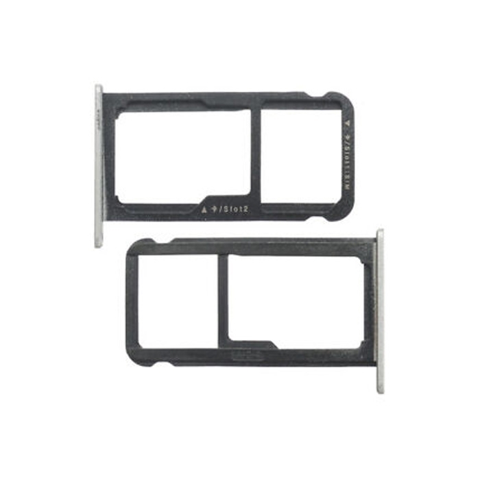 SIM Tray Dual SIM and SD for Huawei P8 Lite 2017/P9 Lite 2017/Honor 8 Lite - Color: White