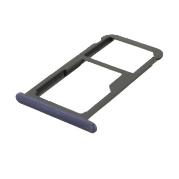 SIM Tray Dual SIM and SD for Huawei P8 Lite 2017/P9 Lite 2017/Honor 8 Lite - Color: Blue