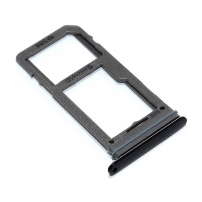 SIM Tray Single SIM  and SD for Samsung Galaxy S8 Plus G955F / Galaxy S8 G950F - Color: Black