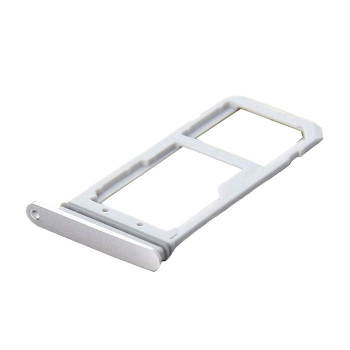 SIM Tray Dual SIM and SD for Samsung Galaxy S7 Edge G935F - Color: Silver