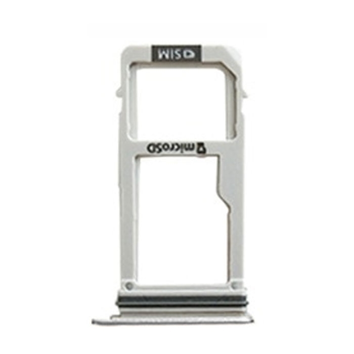 Single SIM and SD Tray for Samsung Galaxy Note 8 N950F - Color: Silver