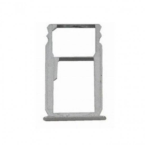 Υποδοχή Κάρτας Single SIM και SD (SIM Tray) για Huawei Mate S - Χρώμα: Ασημί