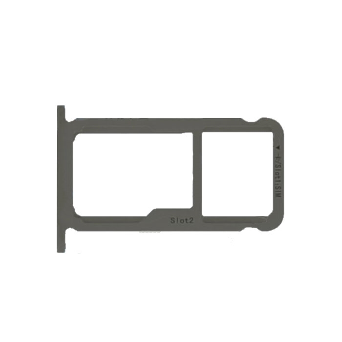 SIM Tray Dual SIM and SD for Huawei Honor 6X/Mate 9 Lite - Color: Black