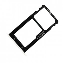 Υποδοχή Κάρτας Dual SIM και SD (SIM Tray) για Huawei Ascend G8/GX8 - Χρώμα: Ασημί