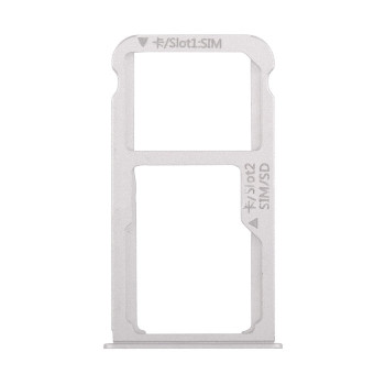SIM Tray Dual SIM and SD for Huawei Honor 8 - Color: White