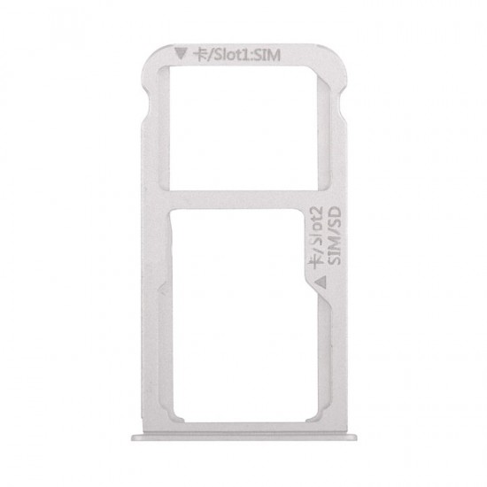 Υποδοχή Κάρτας Dual SIM και SD (SIM Tray) για Huawei Honor 8 - Χρώμα: Λευκό Υποδοχή Κάρτας Dual SIM και SD (SIM Tray) για Huawei Honor 8 - Χρώμα: Λευκό