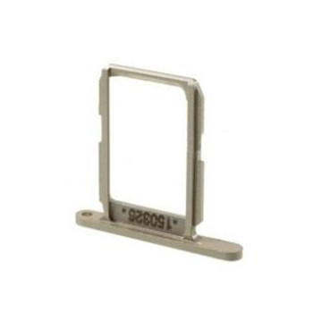SIM Tray Single SIM and SD for Samsung Galaxy S6 Edge G925F - Color: Gold