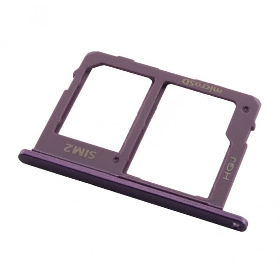 Υποδοχή Κάρτας Dual SIM και SD (SIM Tray) για Samsung Galaxy J6 2018 J600F - Χρώμα: Μωβ Υποδοχή Κάρτας Dual SIM και SD (SIM Tray) για Samsung Galaxy J6 2018 J600F - Χρώμα: Μωβ