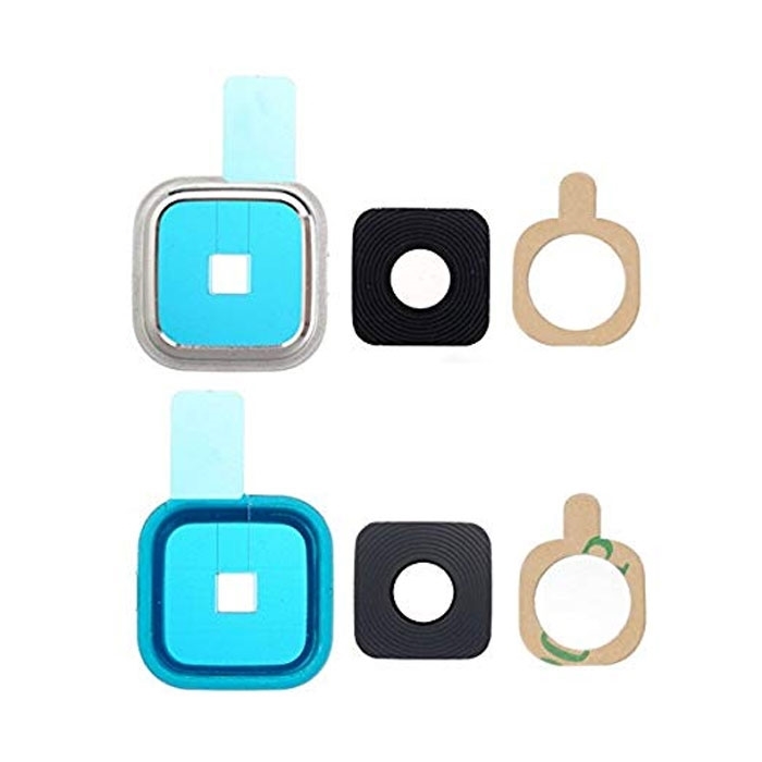Camera Lens with Frame for Samsung Galaxy S5 G900F - Color: White