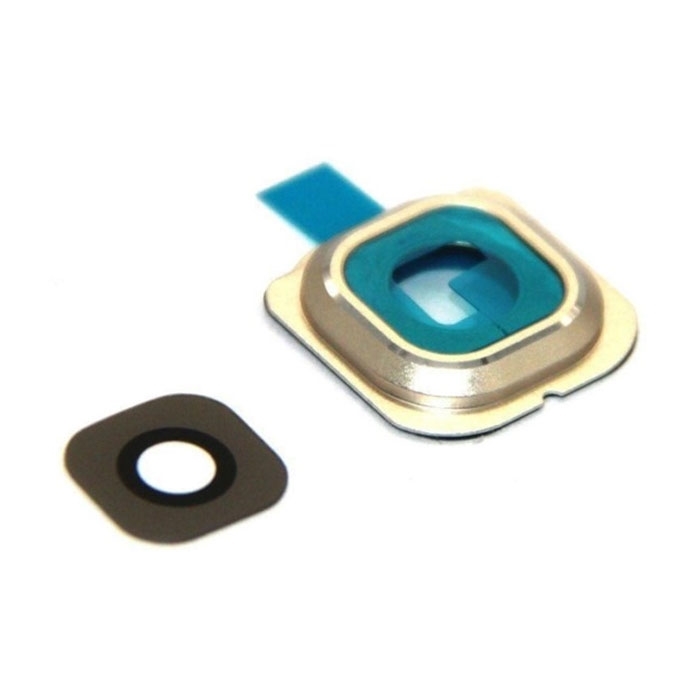 Camera Lens with Frame for Samsung Galaxy S6 Edge G925F - Color: Gold