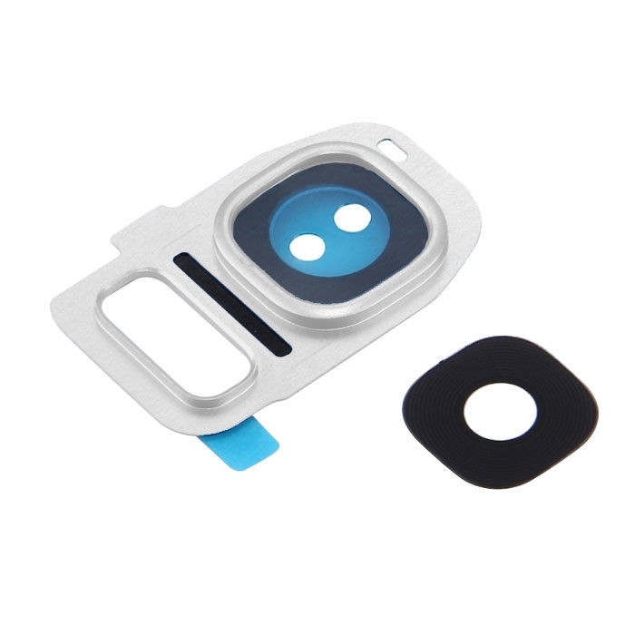 Camera Lens with Frame for Samsung Galaxy S7 Edge G935F - Color: White