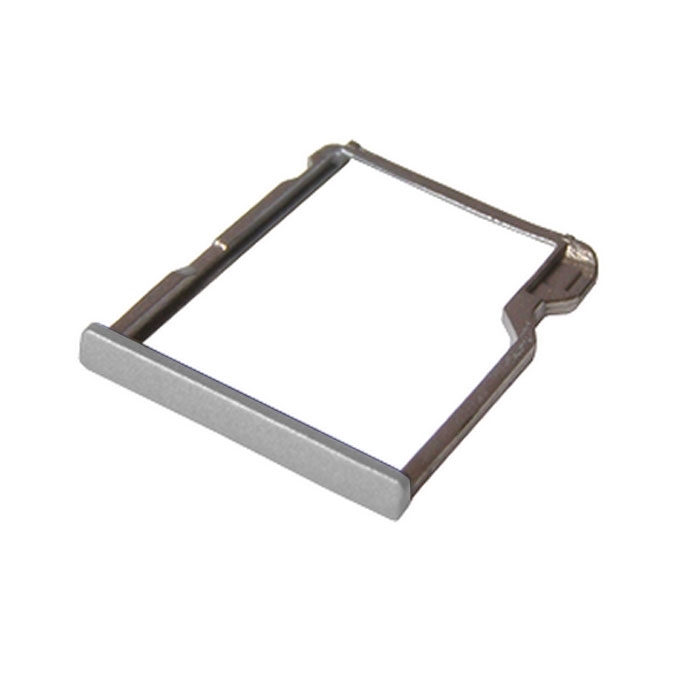 Single SIM Tray and SD for HTC M8 - Color: Silver