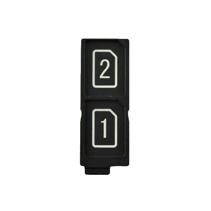 Single SIM Tray for Sony Z5 - Color: Black