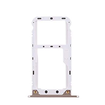 Dual SIM and SD Tray for Xiaomi Redmi 5 Plus - Color: Gold