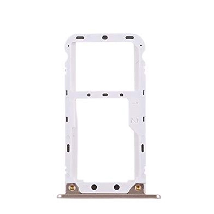 Dual SIM and SD Tray for Xiaomi Redmi 5 Plus - Color: Gold