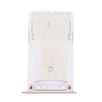 Dual SIM and SD Tray for Xiaomi Redmi 4X - Color: Gold