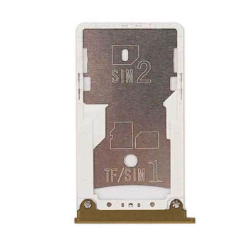 Dual SIM and SD Tray for Xiaomi MI Max / MI Max2 - Color: Gold