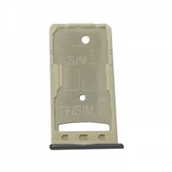 Υποδοχή κάρτας Dual SIM και MicroSD Tray για Xiaomi Redmi 5A - Χρώμα: Μαύρο