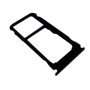 Sim Tray Dual Sim for Nokia 8.1 - Color: Black