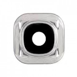 Τζαμάκι κάμερας (Camera Lens) με Πλαίσιο για Samsung Galaxy Grand Neo i9060/Grand Neo Plus I9060I/Grand i9082 - Χρώμα: Ασημί