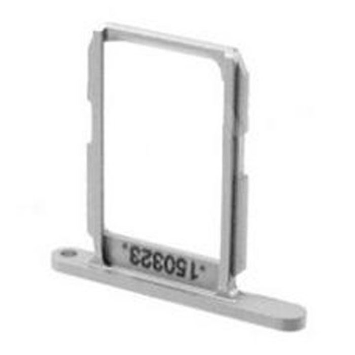 SIM Tray Single SIM and SD for Samsung Galaxy S6 Edge G925F - Color: Silver