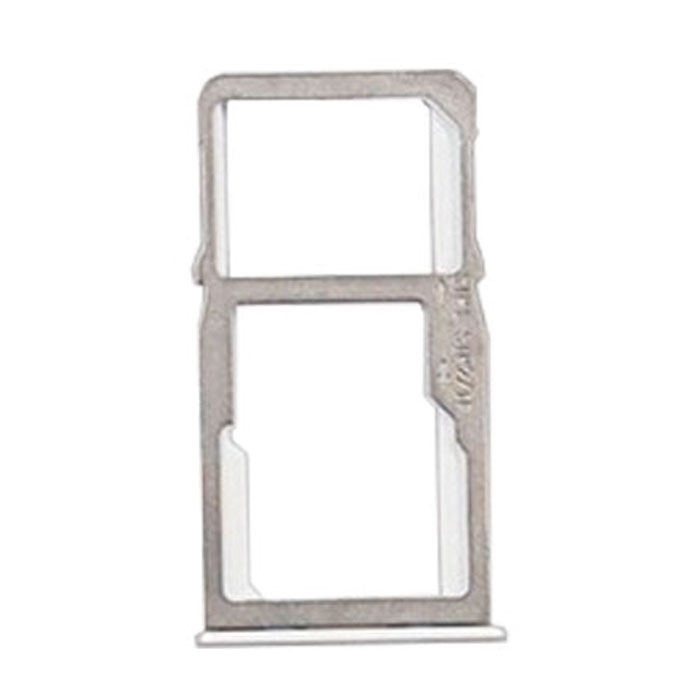 Dual SIM and SD Tray for Meizu M6 Note - Color: Silver