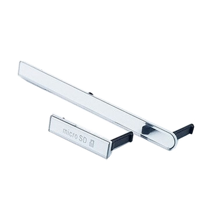 Charging and Sd Cover for Sony Xperia D2303/D2302- M2 - Color: White