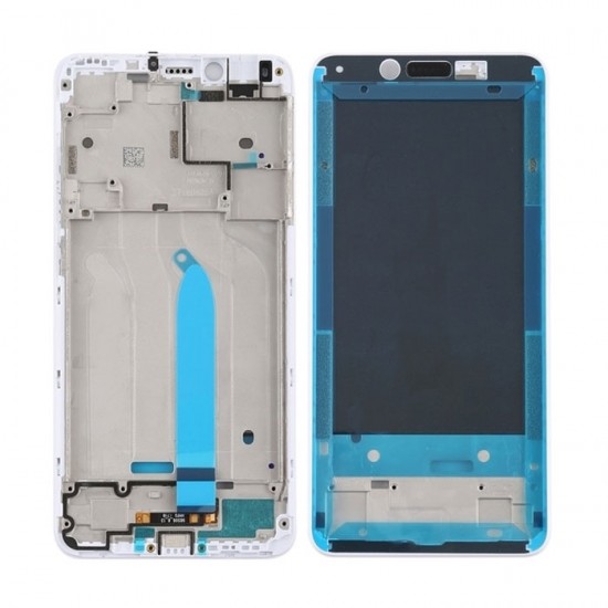 Μπροστινό Πλαίσιο Οθόνης Front LCD Frame για Xiaomi Redmi 6 / 6A - Χρώμα: Λευκό