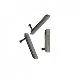 Καλύμματα Θυρών Σετ 3Σε1 / Plastic Flap Dust Covers Set για Sony Xperia Z5 - Χρώμα: Μαύρο