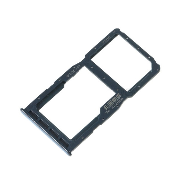 SIM Tray Dual SIM and SD (SIM Tray) for Huawei P30 Lite  - Color: Black