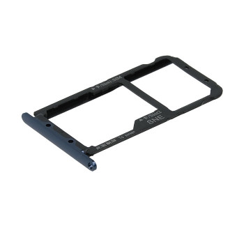Dual SIM and SD Tray for Huawei Mate 20 Lite  - Color: Blue