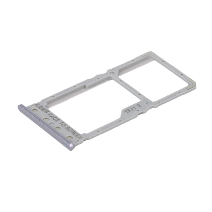 Dual SIM and SD Tray for Xiaomi Redmi 6A - Color: Violet