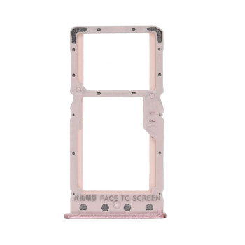 Single SIM and SD Tray for Xiaomi Redmi 6/6A - Color: Pink
