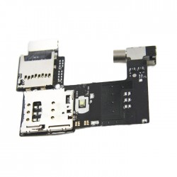 Πλακέτα Υποδοχής Κάρτας Sim Μονόκαρτο / Single Sim Card Tray Holder Flex για LG G2-D802