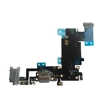Charging and Audio Jack Flex for iPhone 6S Plus - Color: Black