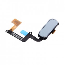 Καλωδιοταινία Κεντρικού Κουμπιού / Home Button Flex για Samsung Galaxy A3 2017 A320F - Χρώμα: Ασημί Μπλε