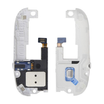 Loud Speaker and Audio Jack Flex for Samsung Galaxy S3 I9300 - Color: White