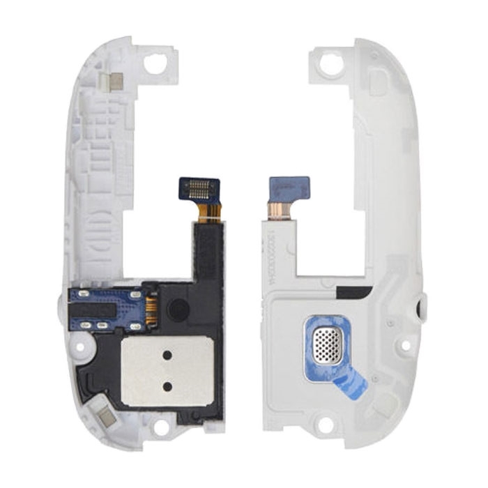 Loud Speaker and Audio Jack Flex for Samsung Galaxy S3 I9300 - Color: White