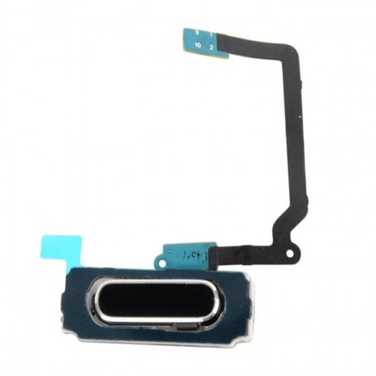 Καλωδιοταινία Κεντρικού Κουμπιού / Home Button Flex για Samsung Galaxy S5 G900F - Χρώμα: Μαύρο