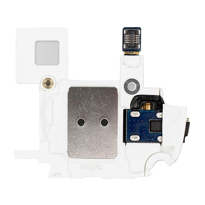 Loud Speaker Ringer Buzzer and Audio Jack Flex for Samsung Galaxy S3 Mini I8190 - Color: White