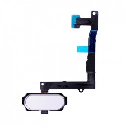 Καλωδιοταινία Κεντρικού Κουμπιού / Home Button  Flex για Samsung Galaxy S6 Edge Plus G928 - Χρώμα: Λευκό