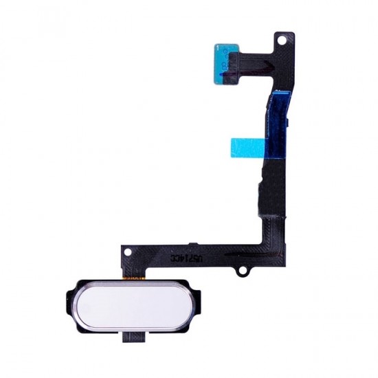 Καλωδιοταινία Κεντρικού Κουμπιού / Home Button  Flex για Samsung Galaxy S6 Edge Plus G928 - Χρώμα: Λευκό