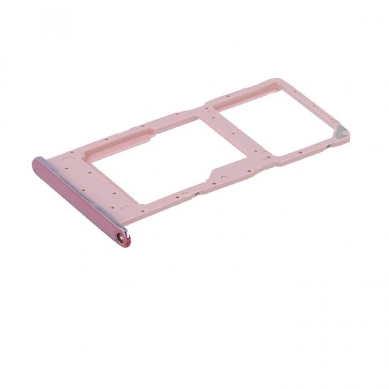 Υποδοχή Κάρτας Dual SIM και SD Tray για Huawei Honor 10 Lite - Χρώμα: Ροζ Υποδοχή Κάρτας Dual SIM και SD Tray για Huawei Honor 10 Lite - Χρώμα: Ροζ