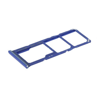 SIM Tray Dual SIM and SD for Samsung Galaxy A70 A705F - Color: Blue