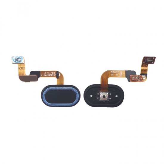 Καλωδιοταινία Κεντρικού Κουμπιού / Home Button Flex για Meizu M6 Note  - Χρώμα: Μαύρο