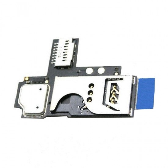 Πλακέτα Υποδοχής Κάρτας Sim και SD Μονόκαρτο / Single Sim and SD Card Tray Holder Board για Blackberry 9360 Πλακέτα Υποδοχής Κάρτας Sim και SD Μονόκαρτο / Single Sim and SD Card Tray Holder Board για Blackberry 9360