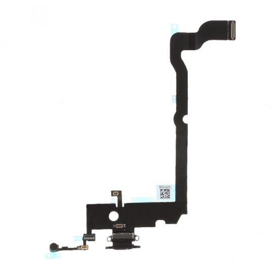 Καλωδιοταινία Φόρτισης / Dock Charging Flex για iPhone XS Max - Χρώμα: Μαύρο