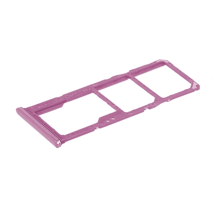 Dual SIM and SD Card Slot (SIM Tray) for Samsung Galaxy A20 A205G /A30 A305F /A50 A505F - Color: Pink